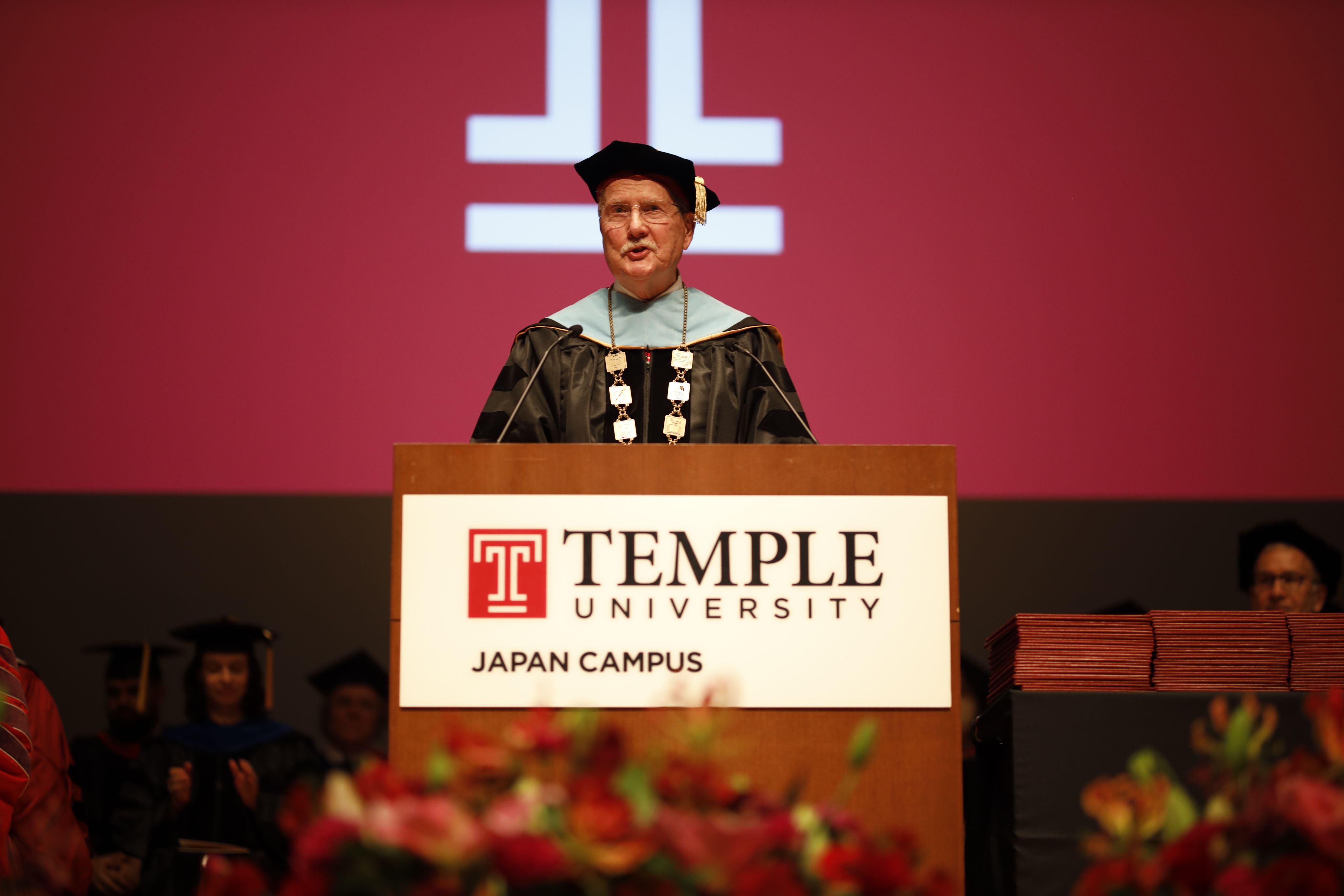 Temple University President Richard M. Englert
