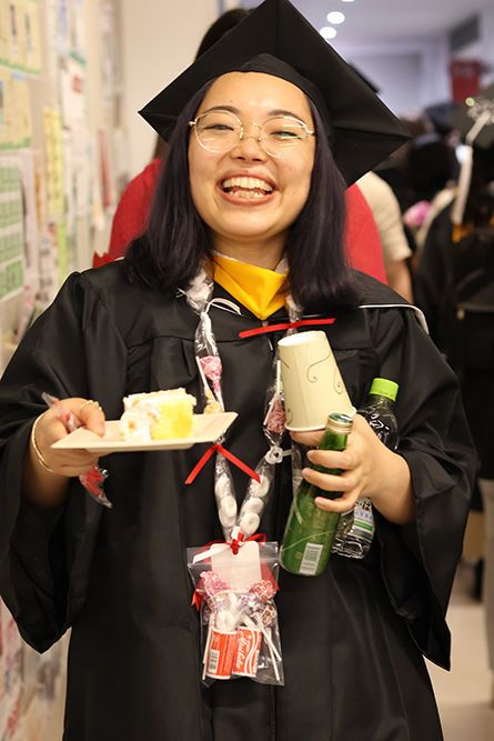 Graduates at the Reception